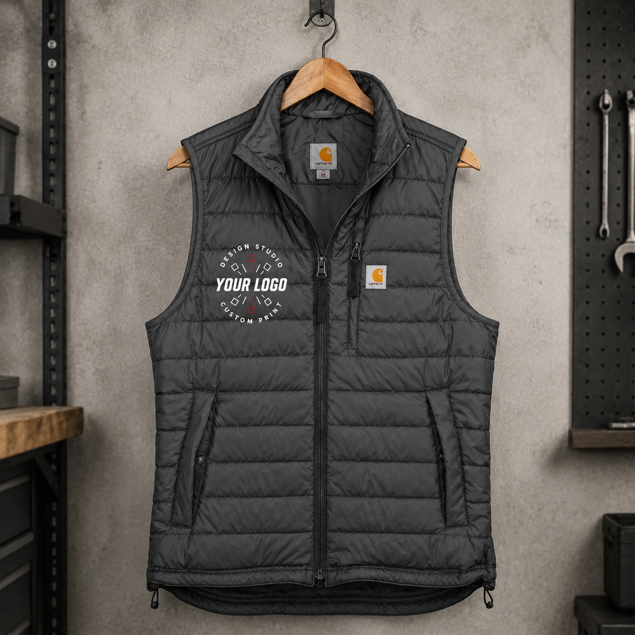 Carhartt Gilliam Work Vest with Logo – Custom Lightweight Insulated Vest