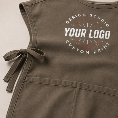 Port Authority Cobbler Apron – Custom Logo Tabard Apron with Three Pockets
