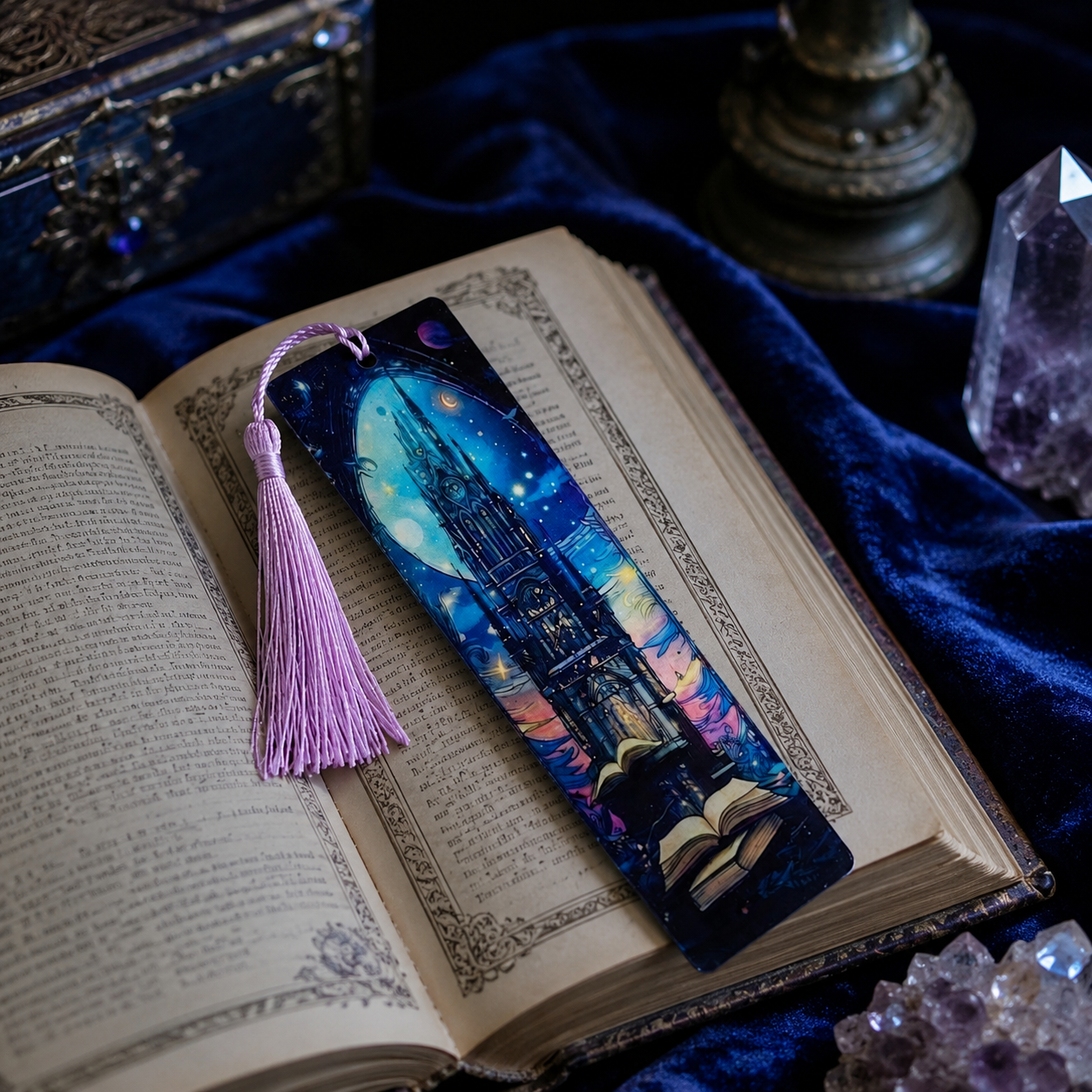 Fantasy Castle Acrylic Suncatcher Bookmark
