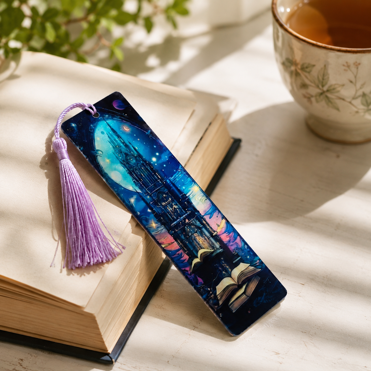 Fantasy Castle Acrylic Suncatcher Bookmark