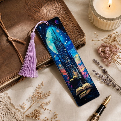 Fantasy Castle Acrylic Suncatcher Bookmark