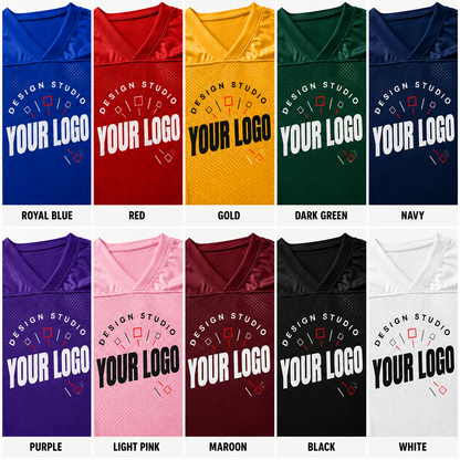Logo Football Jersey – Stadium Replica Team Uniform Shirt