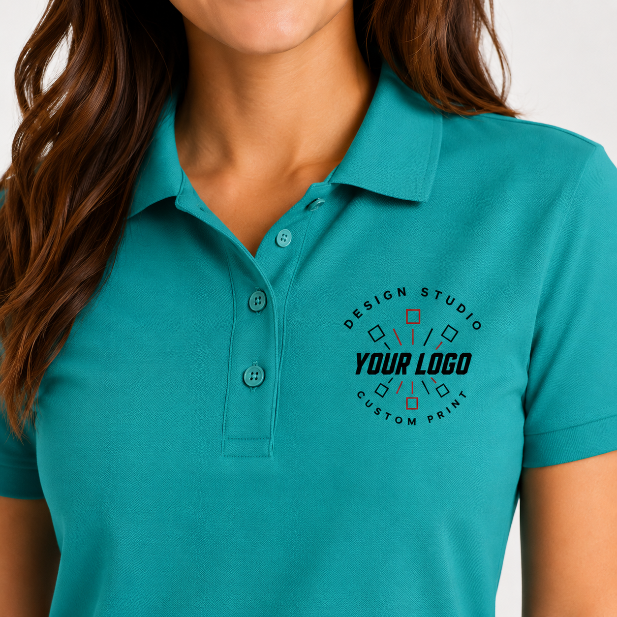 Ladies Polo Shirt with Logo – Professional Women’s Uniform Polo