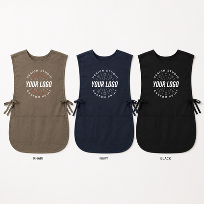 Port Authority Cobbler Apron – Custom Logo Tabard Apron with Three Pockets