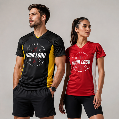 Reversible Football Jersey – Logo Team Shirt with Numbers