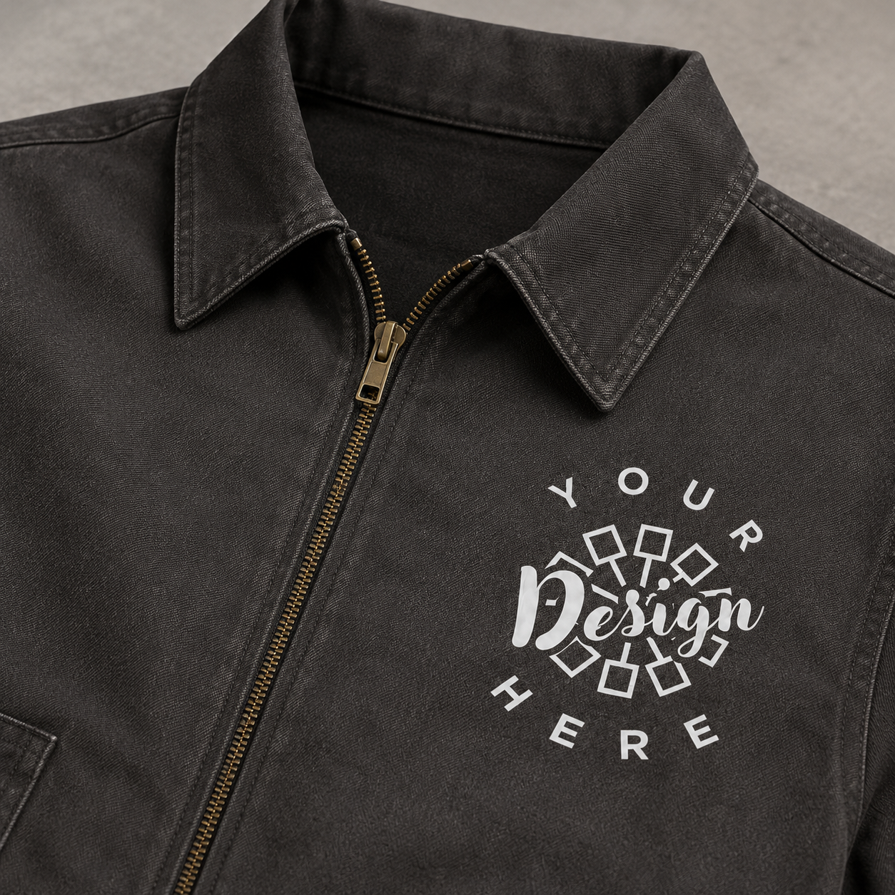 Custom Dickies Work Jacket with Logo – WJ40 Full-Zip Corporate Workwear Jacket
