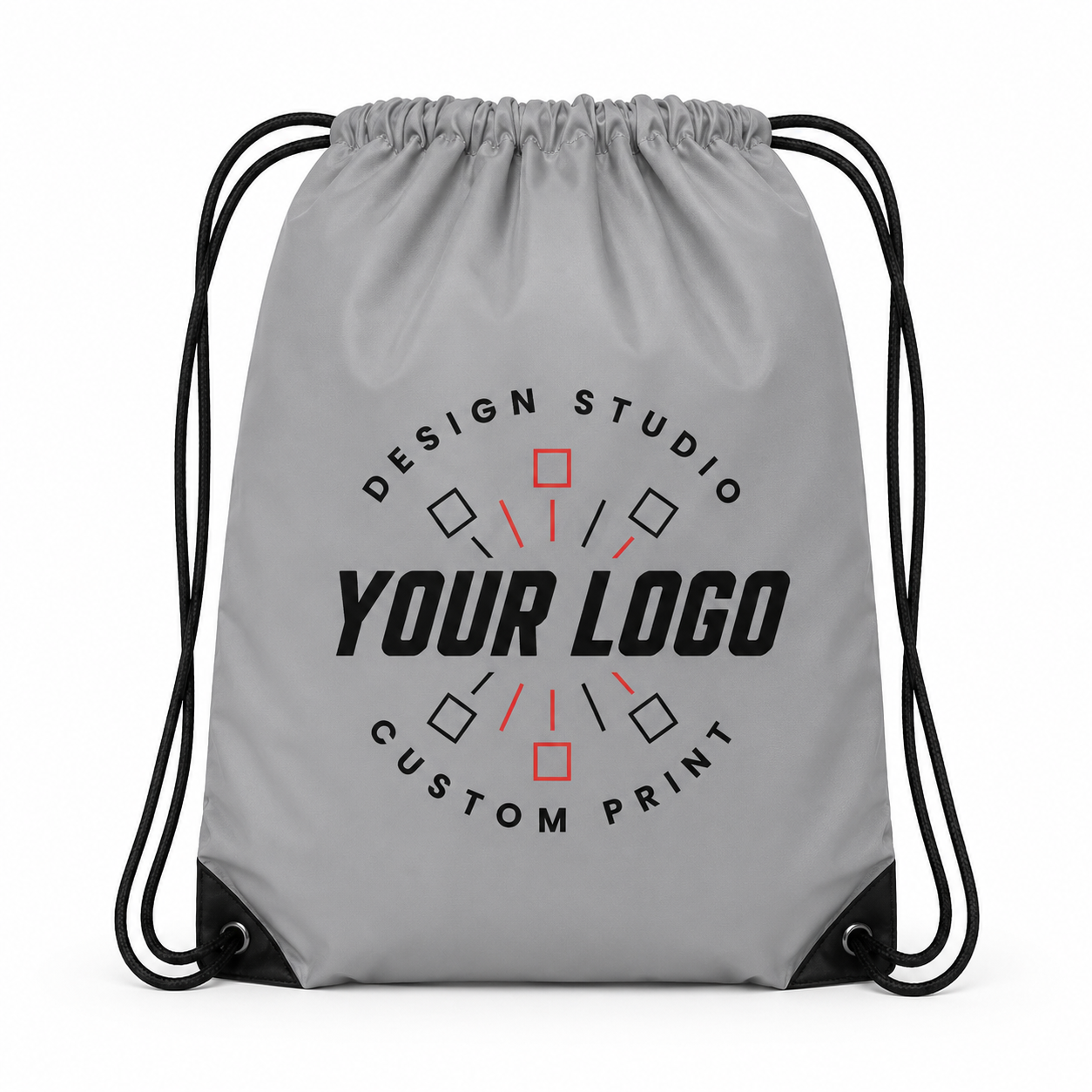 Durable Recycled rPET Drawstring Sport Bag with Custom Logo