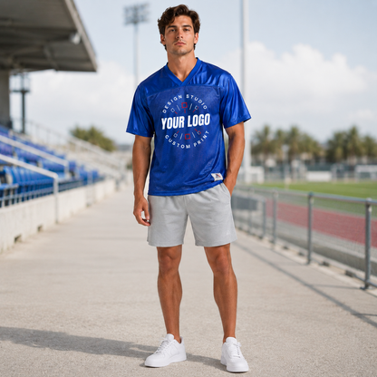 Logo Football Jersey – Stadium Replica Team Uniform Shirt