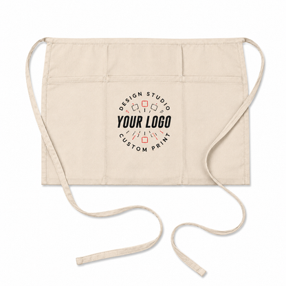 Logo Waist Apron – Half Apron for Servers, Catering & Event Staff
