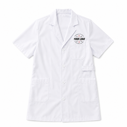 Embroidered Doctor Lab Coat – Personalized Medical White Coat with Name or Logo
