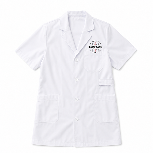 Embroidered Doctor Lab Coat – Personalized Medical White Coat with Name or Logo