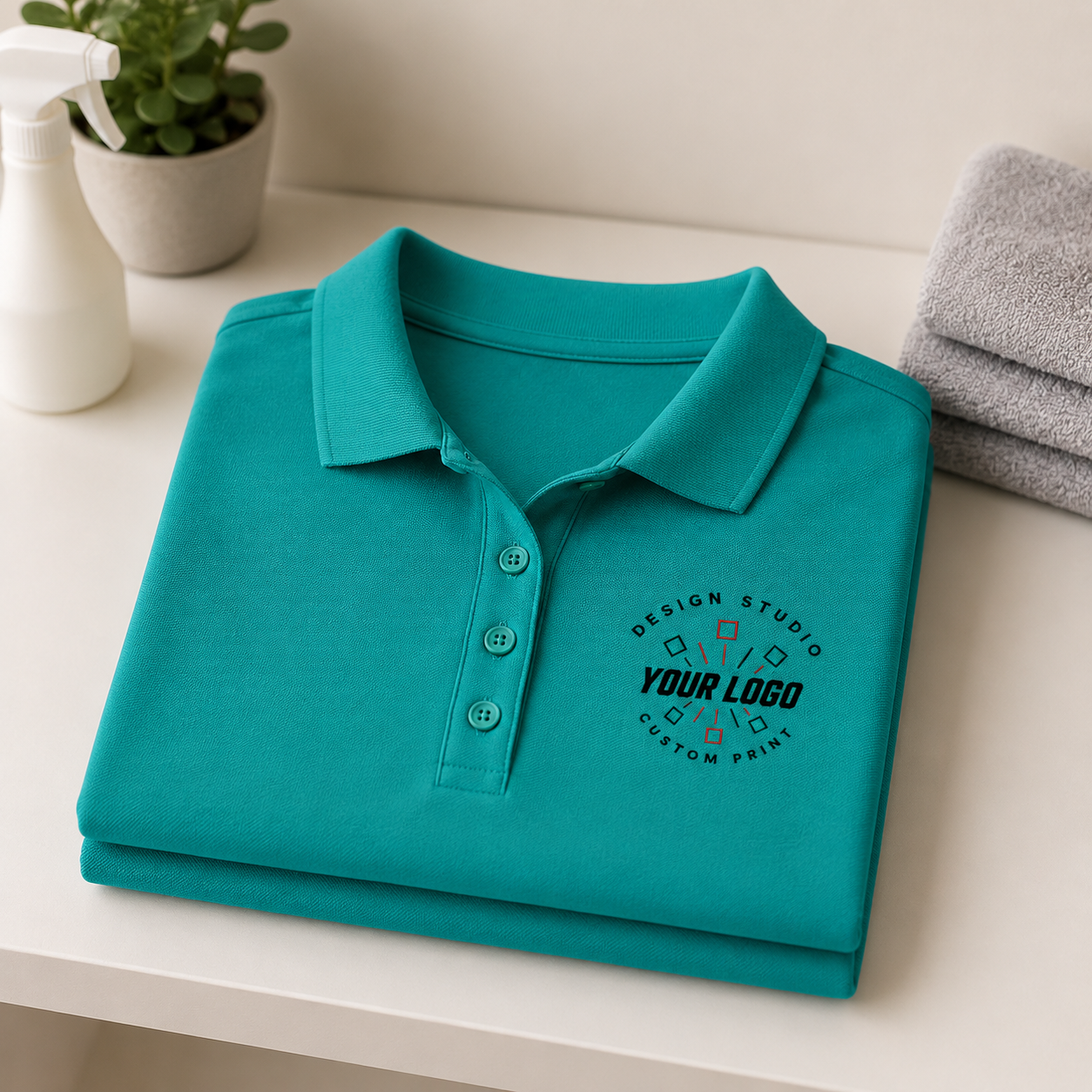Ladies Polo Shirt with Logo – Professional Women’s Uniform Polo