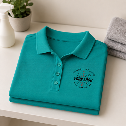 Ladies Polo Shirt with Logo – Professional Women’s Uniform Polo