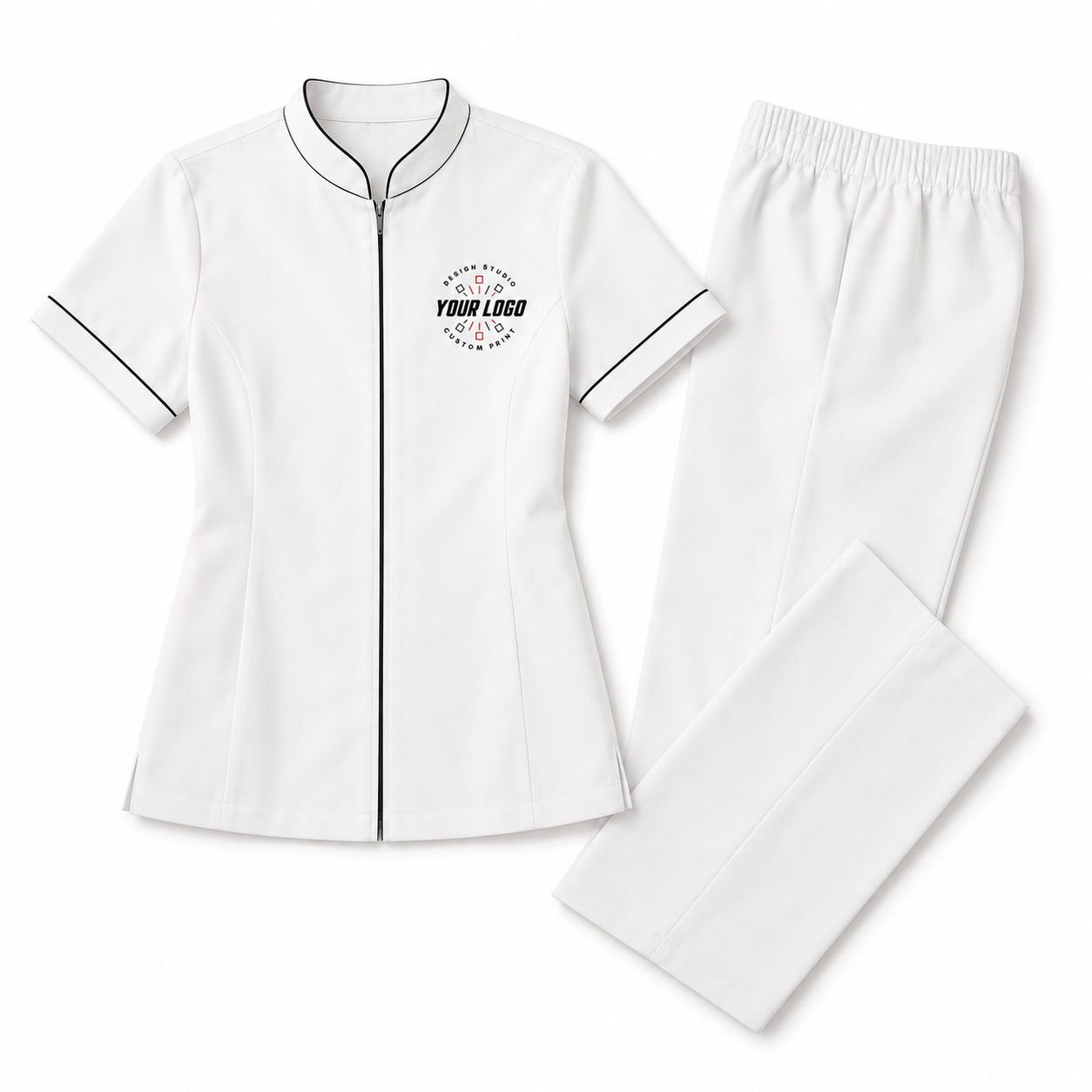 Cleaning Staff Uniform Set with Logo – Professional Housekeeping Workwear