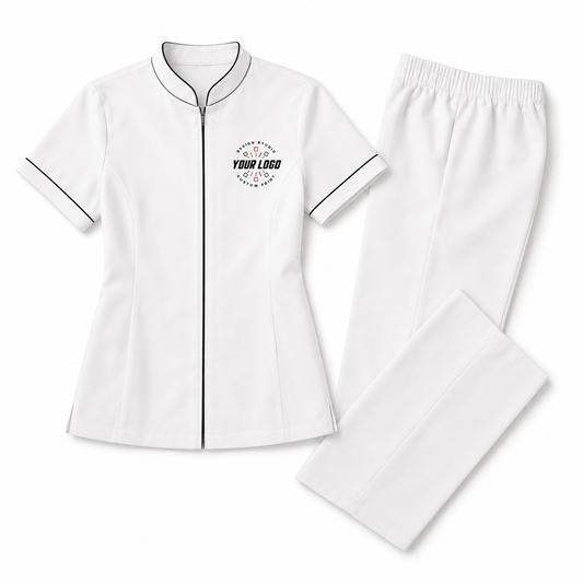Cleaning Staff Uniform Set with Logo – Professional Housekeeping Workwear