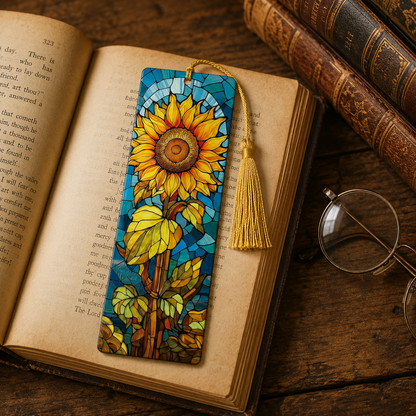 Sunflower Acrylic Suncatcher Bookmark