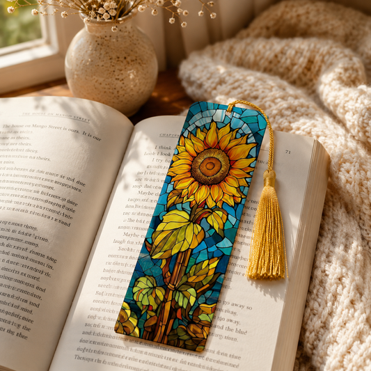 Sunflower Acrylic Suncatcher Bookmark