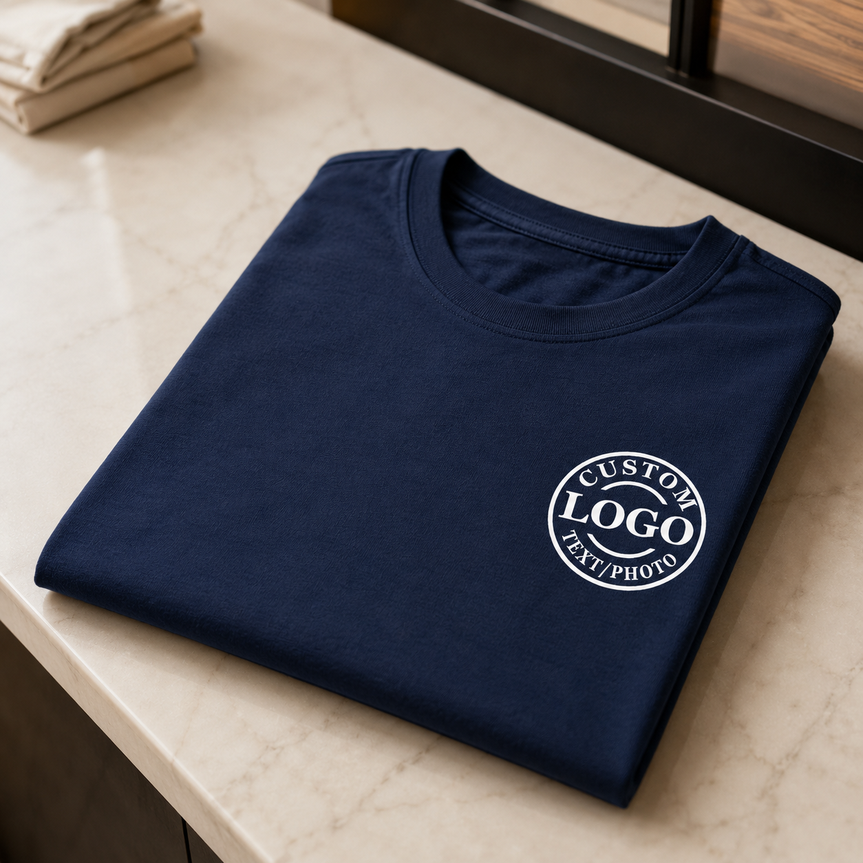 Custom Logo T-Shirt – Personalized Front & Back Print for Teams