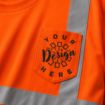 Custom ANSI Class 3 Safety Shirt with Logo – CornerStone CS203 Long Sleeve Hi-Vis Work Tee
