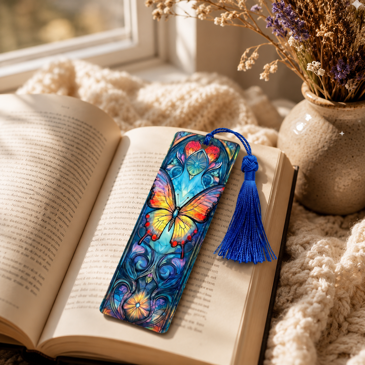 Butterfly Acrylic Suncatcher Bookmark