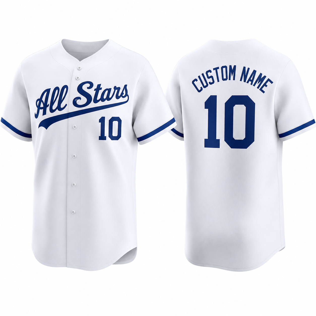 Personalized Baseball Jersey, Custom Name and Number Shirt, All Stars Team Jersey, Game Day Button Up Shirt, Sports Fan Jersey, Team Uniform