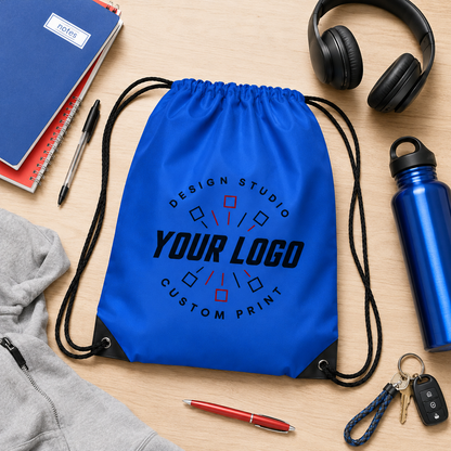 Durable Recycled rPET Drawstring Sport Bag with Custom Logo