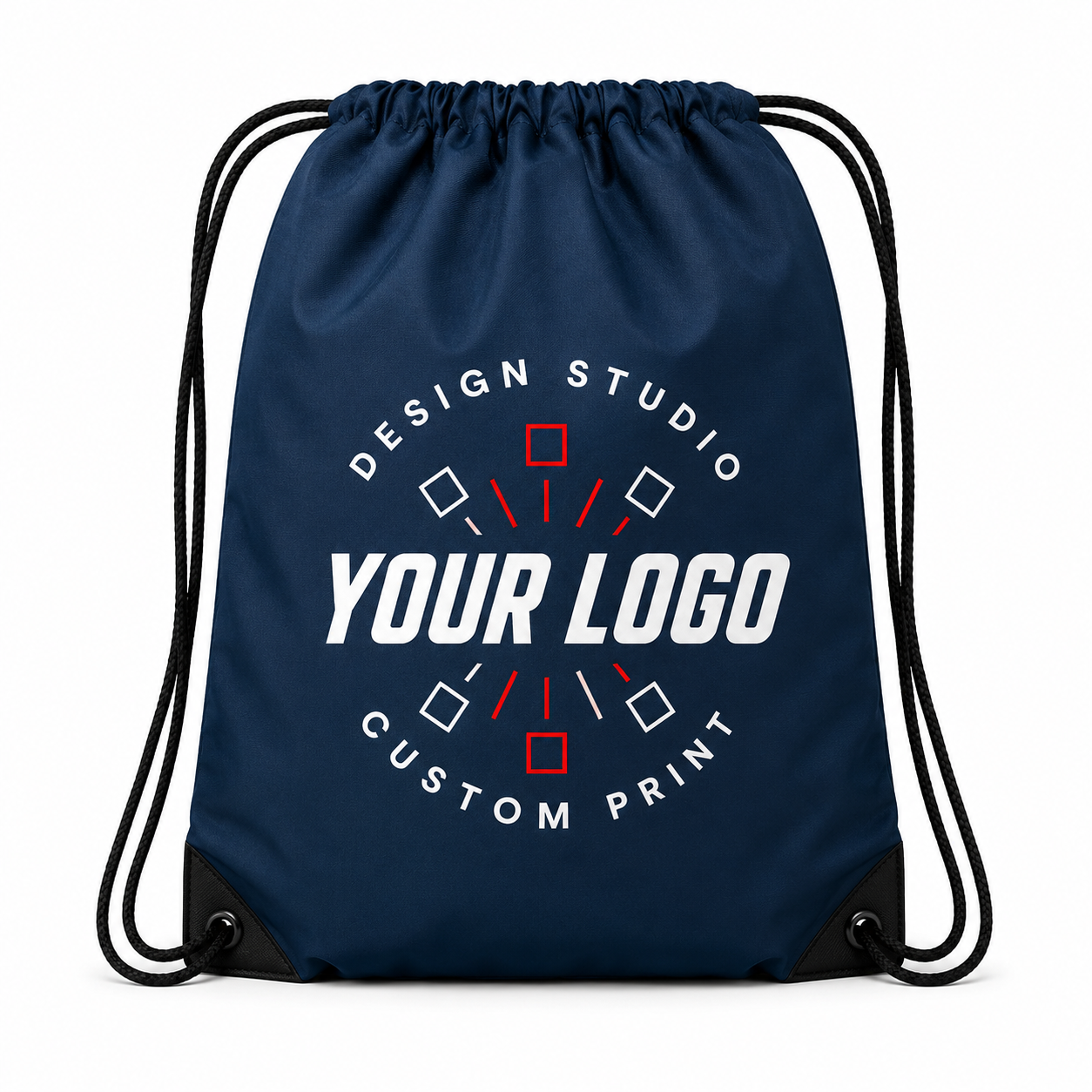 Durable Recycled rPET Drawstring Sport Bag with Custom Logo