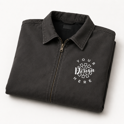 Custom Dickies Work Jacket with Logo – WJ40 Full-Zip Corporate Workwear Jacket