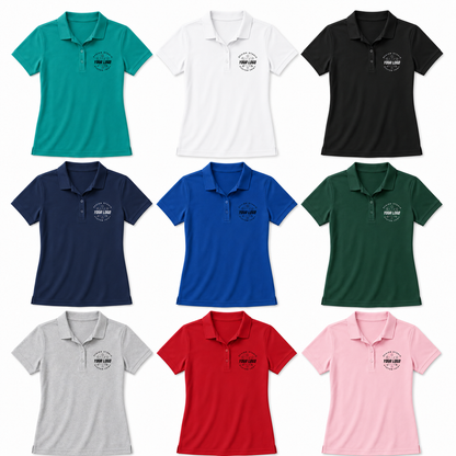 Ladies Polo Shirt with Logo – Professional Women’s Uniform Polo