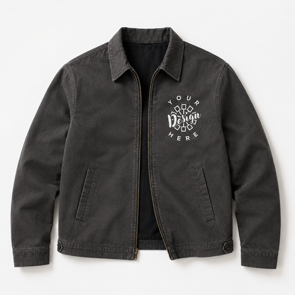 Custom Dickies Work Jacket with Logo – WJ40 Full-Zip Corporate Workwear Jacket