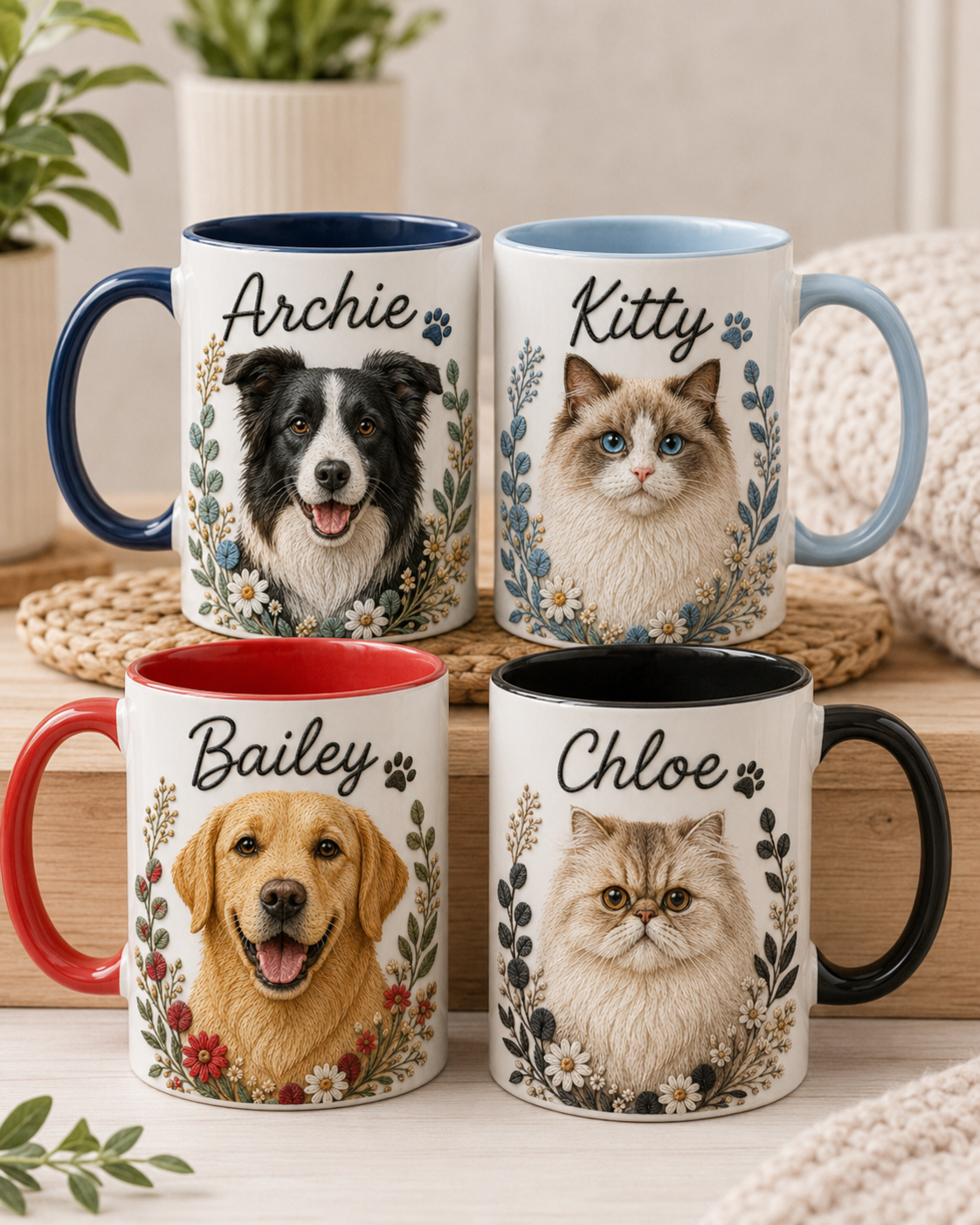 Custom Pet Portrait Mug