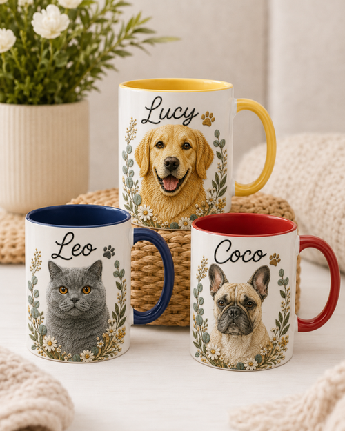 Custom Pet Portrait Mug