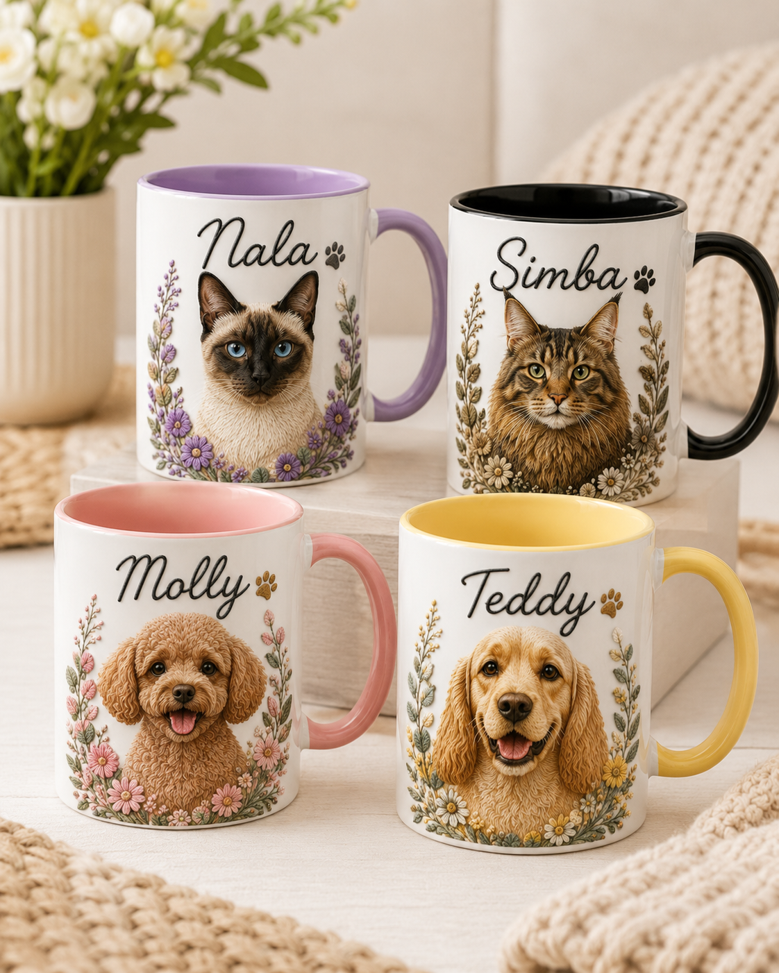 Custom Pet Portrait Mug