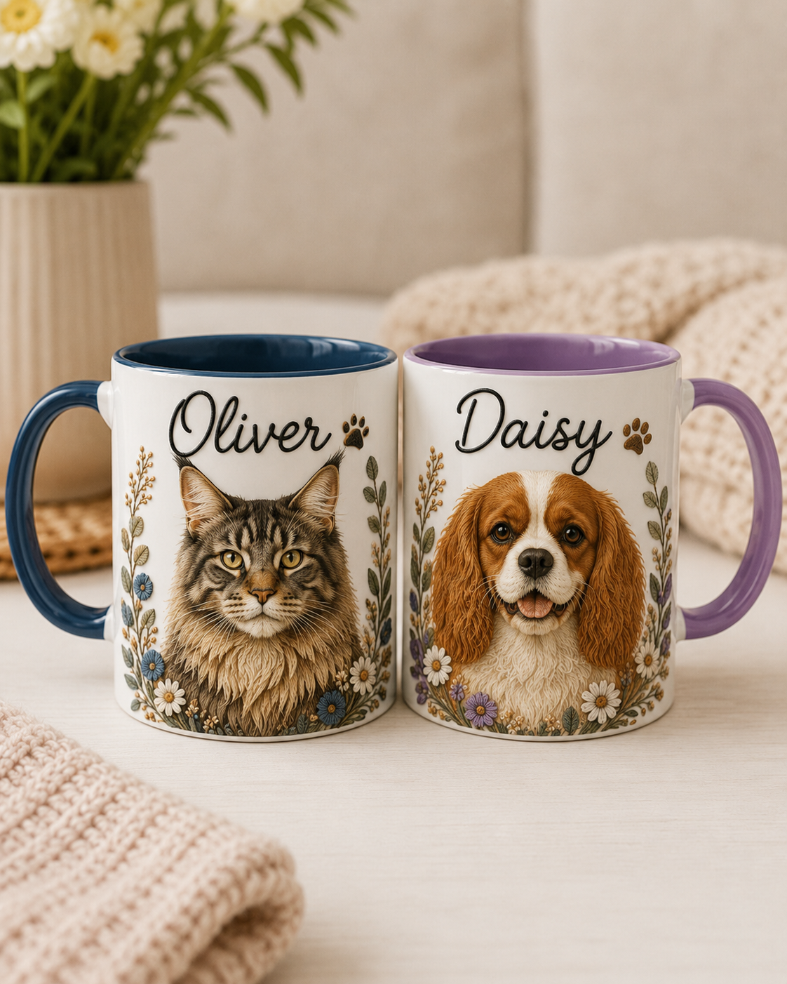 Custom Pet Portrait Mug