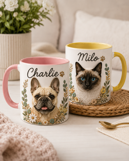 Custom Pet Portrait Mug