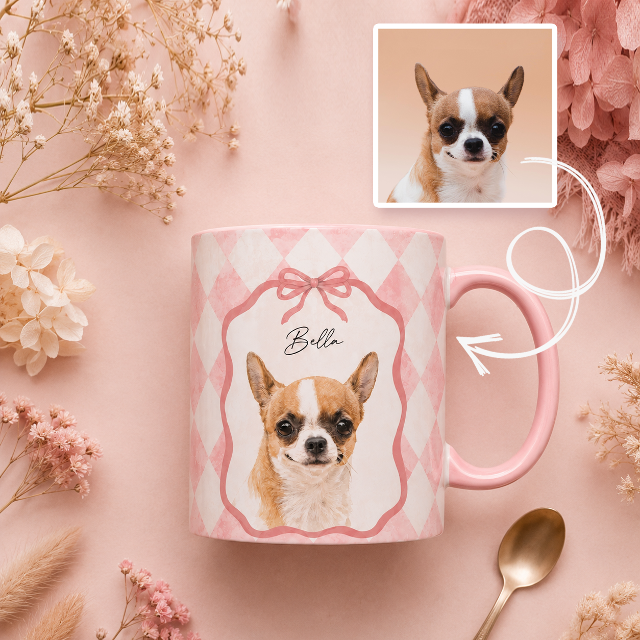 Personalized Dog Cat Name Mug