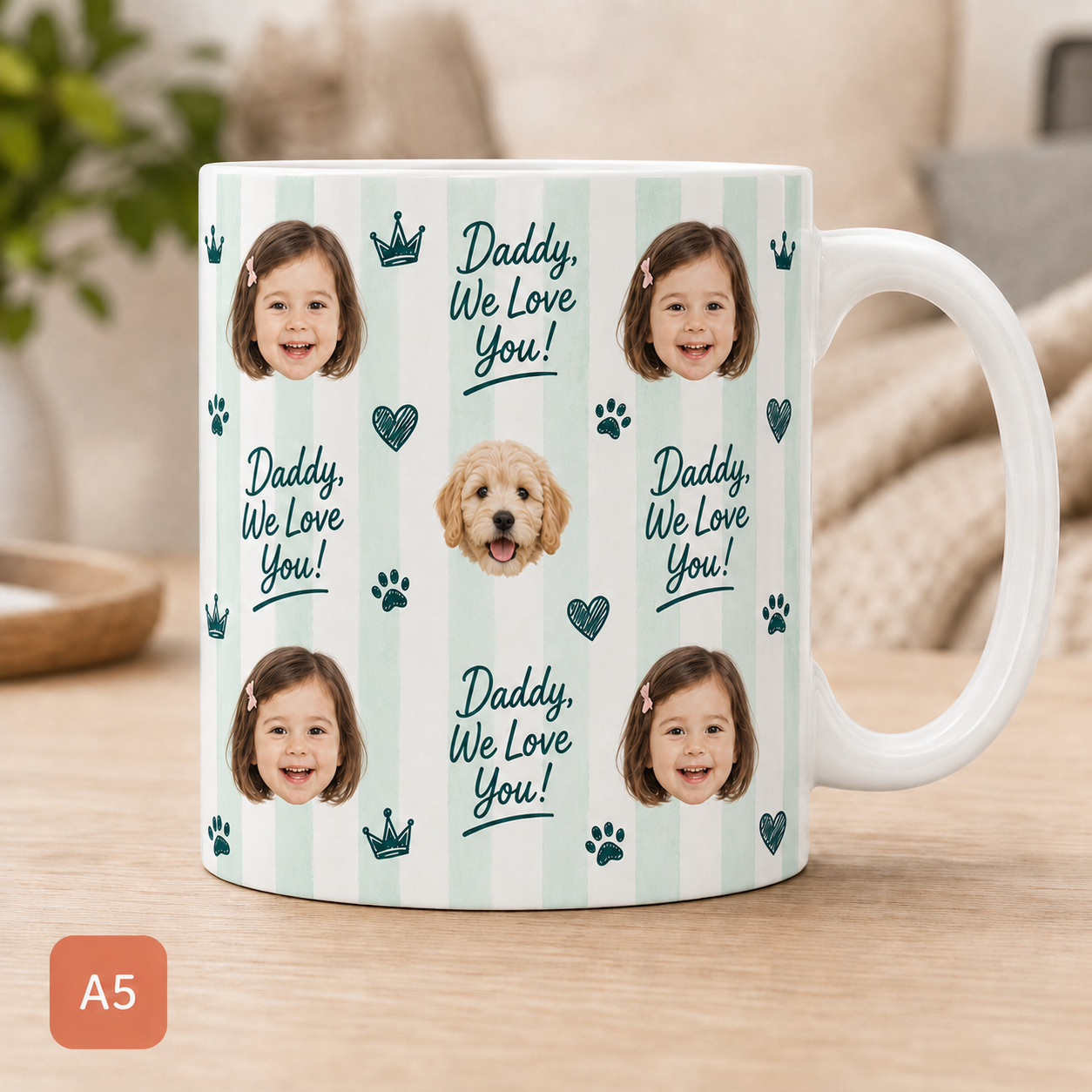 Custom Baby & Pet Photo Mug