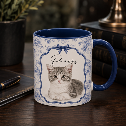 Custom Floral Pet Mug