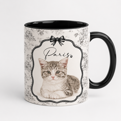 Custom Floral Pet Mug