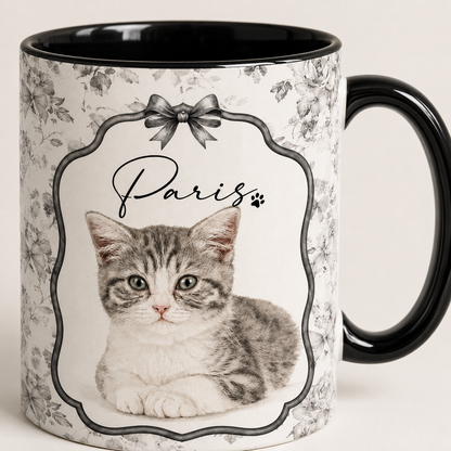 Custom Floral Pet Mug