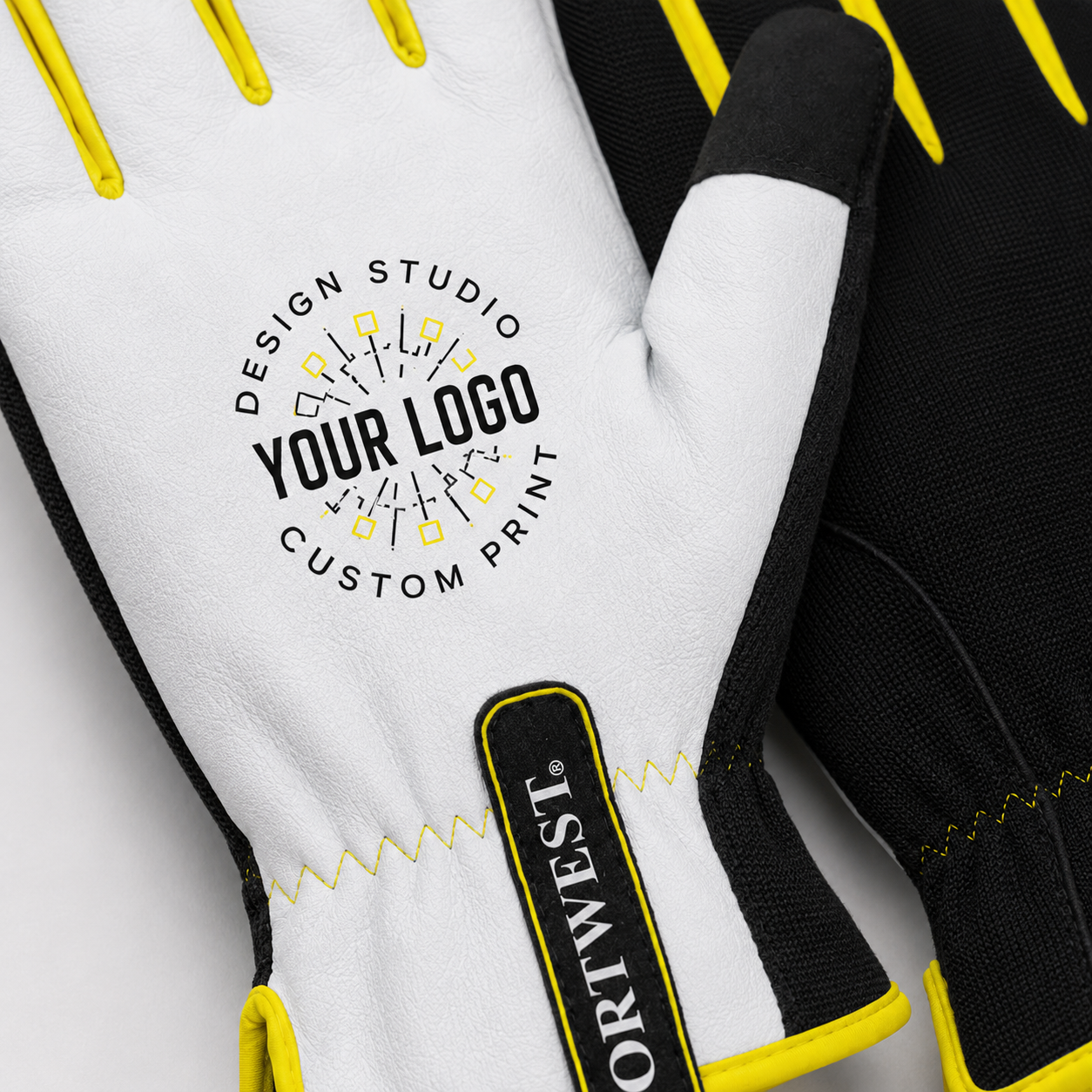 Custom Thermal Work Gloves with Logo – Portwest A776 Leather Palm Cold Weather Gloves