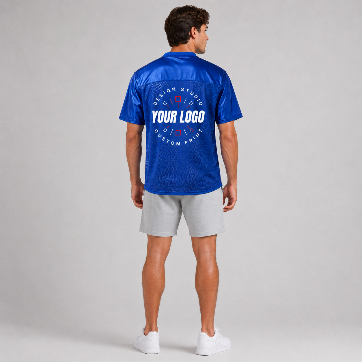 Logo Football Jersey – Stadium Replica Team Uniform Shirt