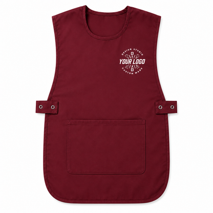 House Cleaning Apron with Logo – Professional Maid Service Uniform