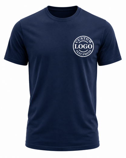 Custom Logo T-Shirt – Personalized Front & Back Print for Teams