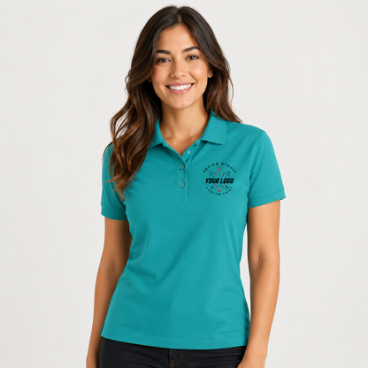 Ladies Polo Shirt with Logo – Professional Women’s Uniform Polo