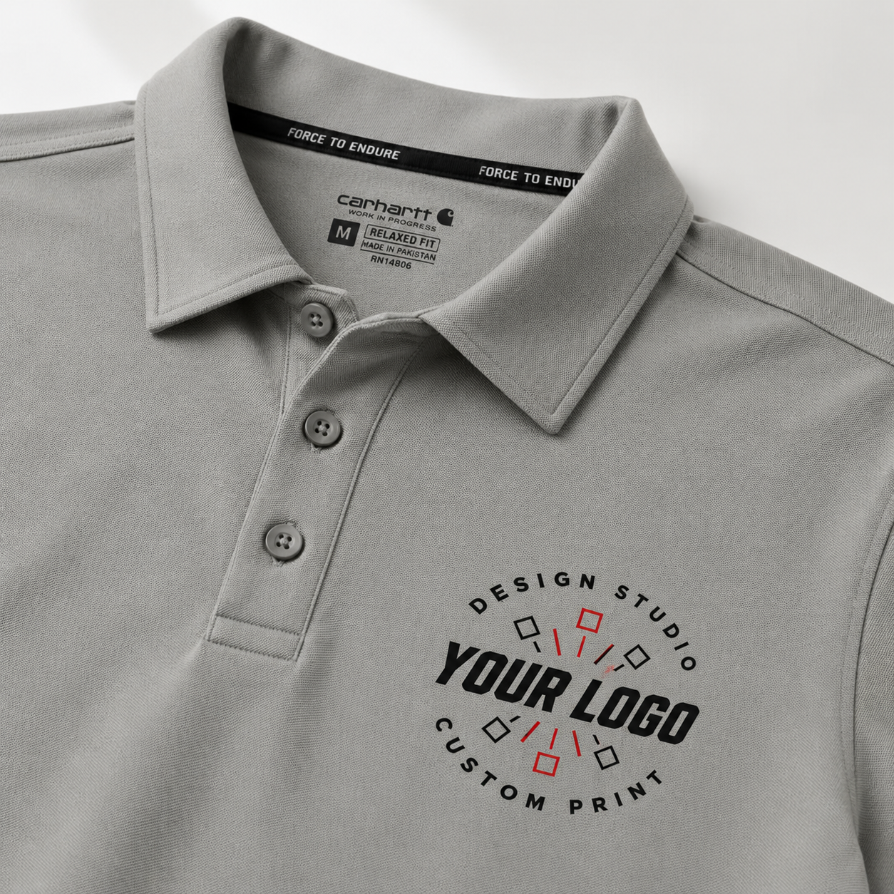 Carhartt Force Polo with Logo – Snag-Resistant Pocket Work Polo