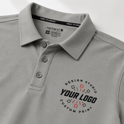 Carhartt Force Polo with Logo – Snag-Resistant Pocket Work Polo