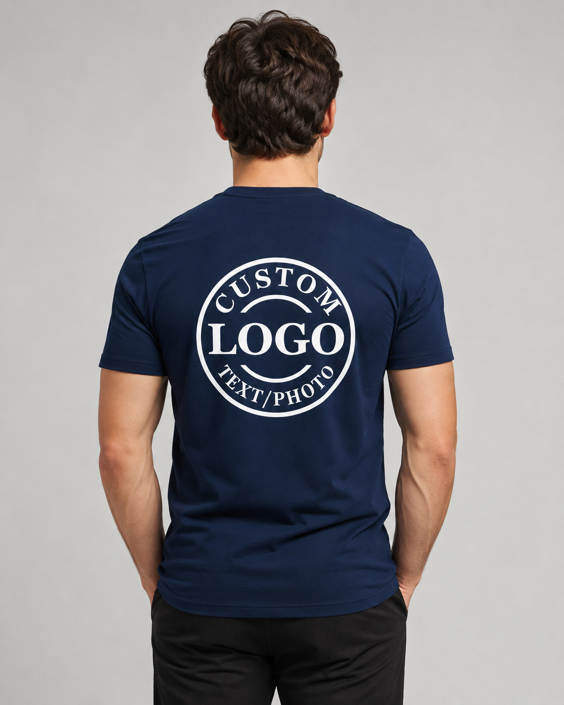 Custom Logo T-Shirt – Personalized Front & Back Print for Teams