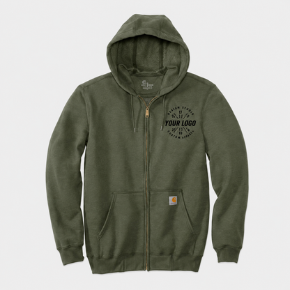 Personalized Carhartt Hoodie – Custom Logo Full-Zip Sweatshirt for Teams & Crews