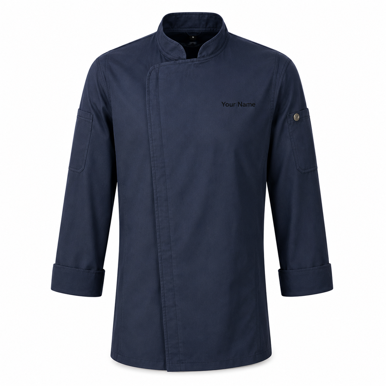 Long Sleeve Chef Jacket – Modern Kitchen Service Coat with Logo
